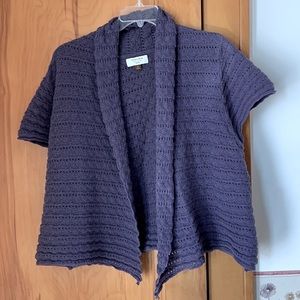 Sonoma Dusty Plum Sweater Shrug